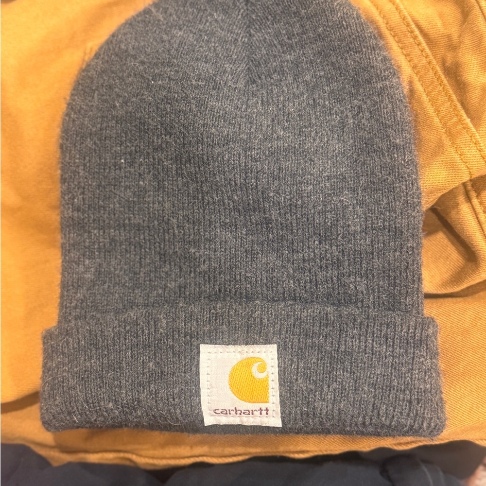 Carhartt Charcoal Knit Beanie size for baby or Toddler